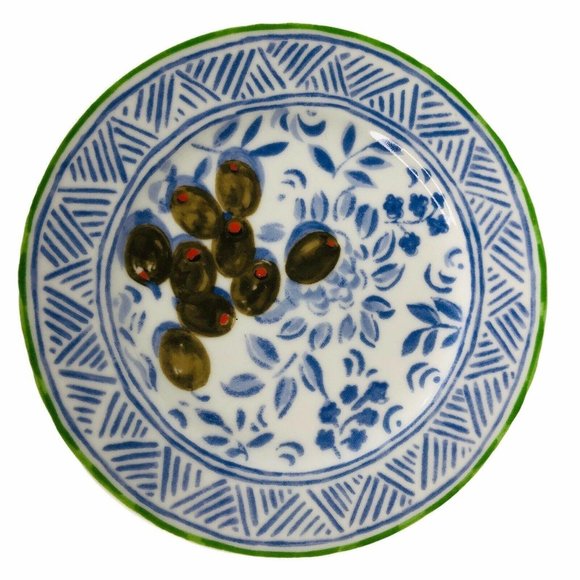 6 Isabelle de Borchgrave Dessert Plates Canapé - Picture 4 of 11